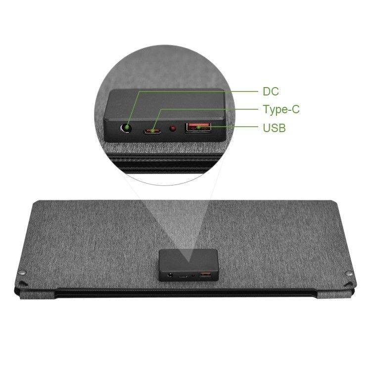 Panneau solaire monocristallin 18V 50W pour téléphone portable et polyvalent