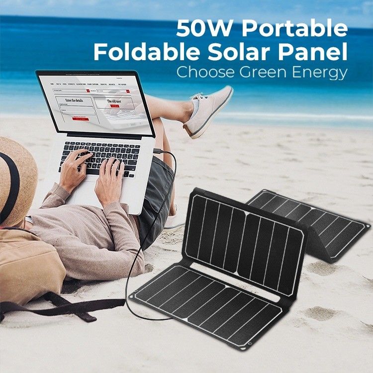 Panneau solaire monocristallin 18V 50W pour téléphone portable et polyvalent