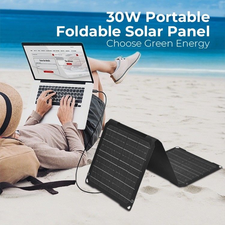 30W 12V panneau solaire pliable Votre outil essentiel pour la recharge de téléphone portable