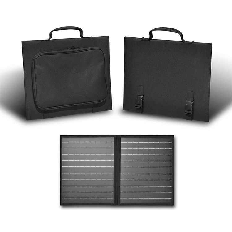 Chargeur portable pliable à panneau solaire de 40 W certifié CE/FCC/ROHS/PSE