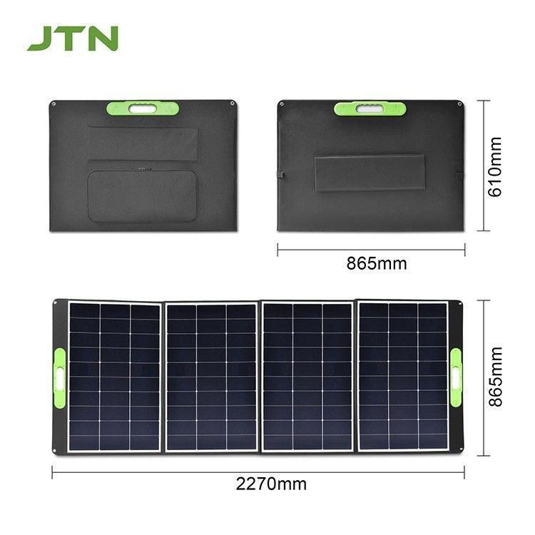Panneau solaire pliable de 300 W pour vélo électrique mono cellule solaire personnalisable
