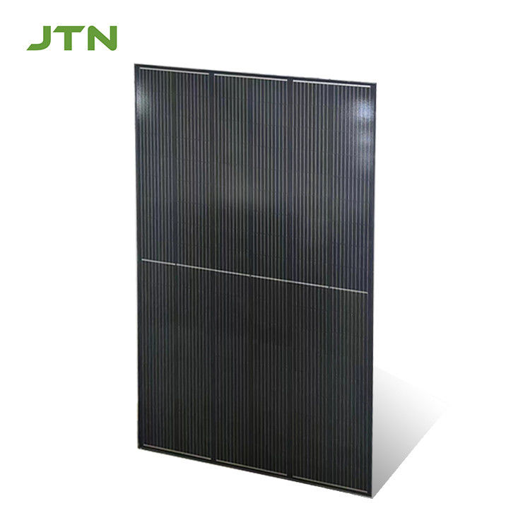 Panneau solaire mono à sortie de 220V à 450W avec conception entièrement noire et impression de logo personnalisable