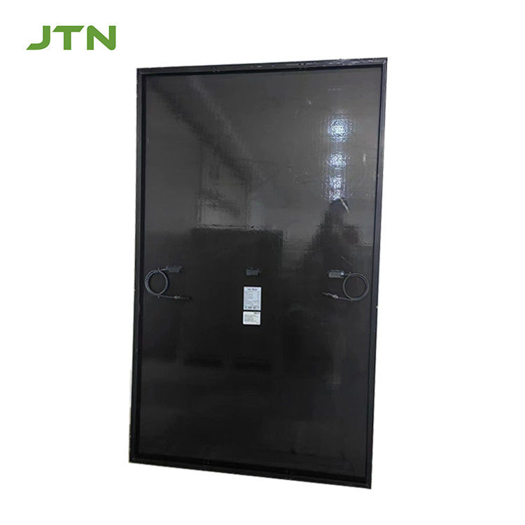 Panneau solaire mono à sortie de 220V à 450W avec conception entièrement noire et impression de logo personnalisable