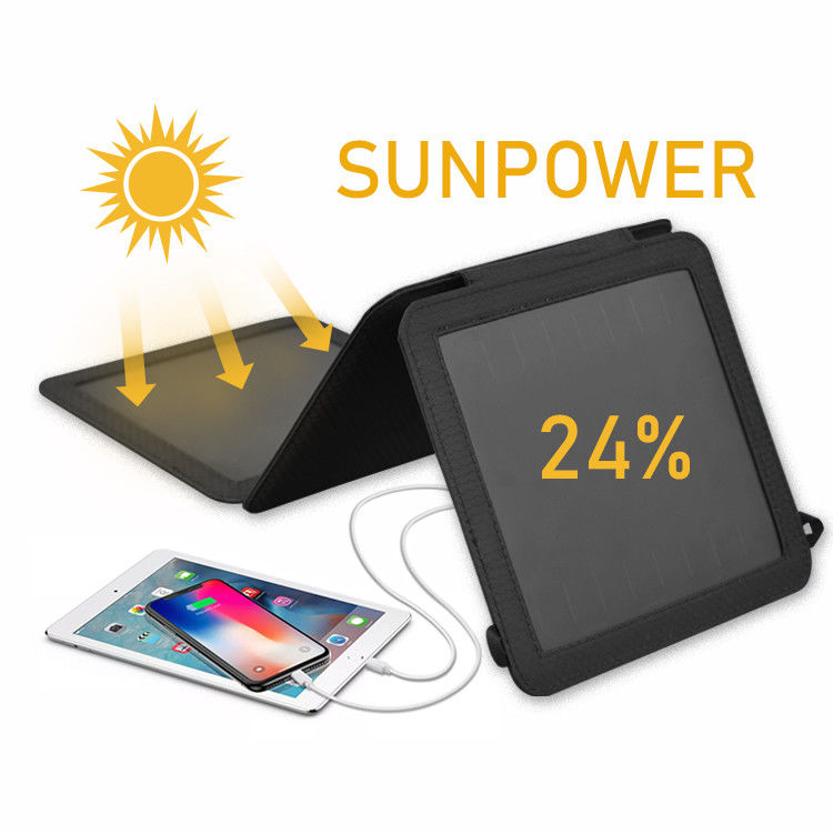 Camping 21W Coupe solaire à énergie solaire Chargeur portable avec port USB
