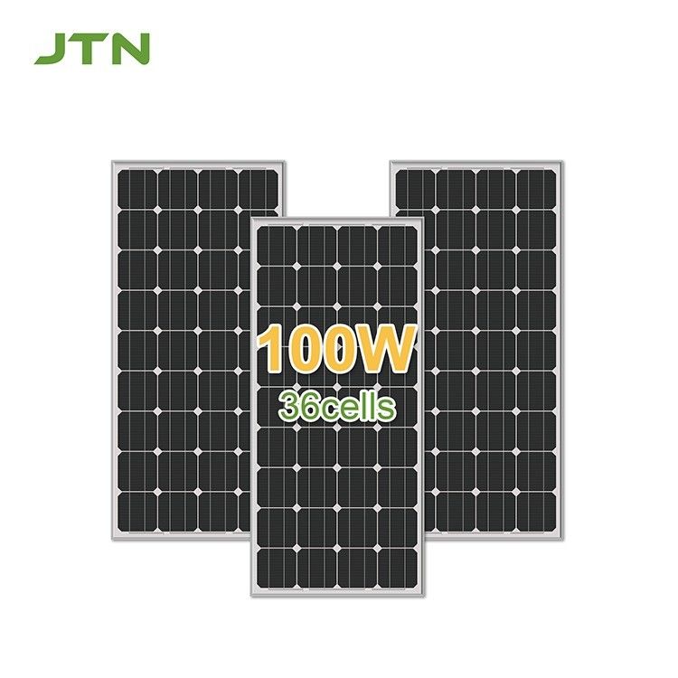 Petit panneau 50W 70W 100W Panneau solaire Panneaux à bardeaux noirs pour petit système 12V 48V