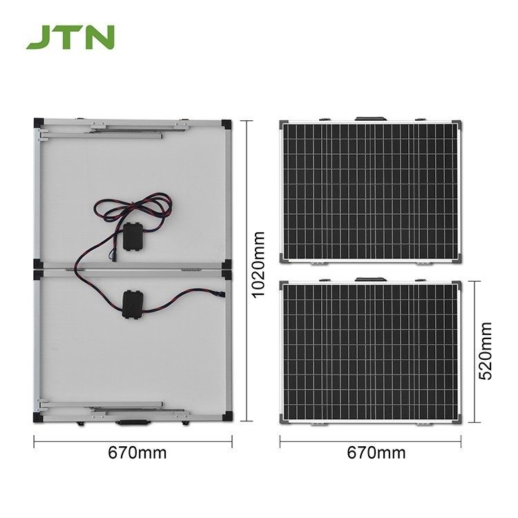 Le groupe photovoltaïque pliable Champing Mono de 100 W est certifié CE/FCC/ROHS/PSE