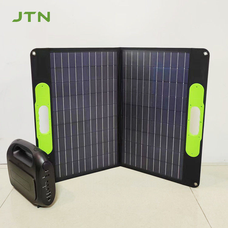 Matériau de surface PET/ETFE 100 W Mono panneau de chargeur solaire pliable pour camping et camping-car