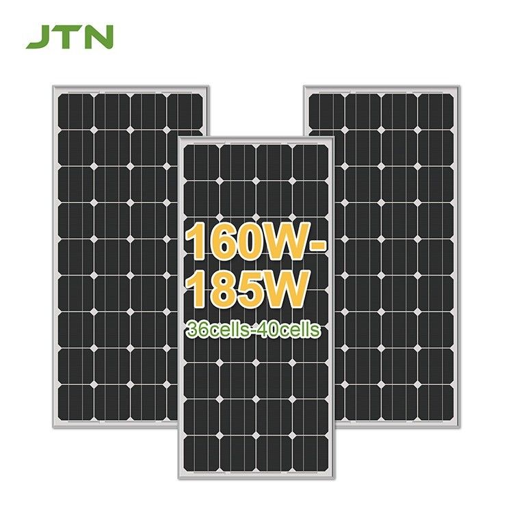 Panneau solaire monocristallin de 170w pour véhicule de location à économie d'énergie et certifié CE/FCC/ROHS/PSE
