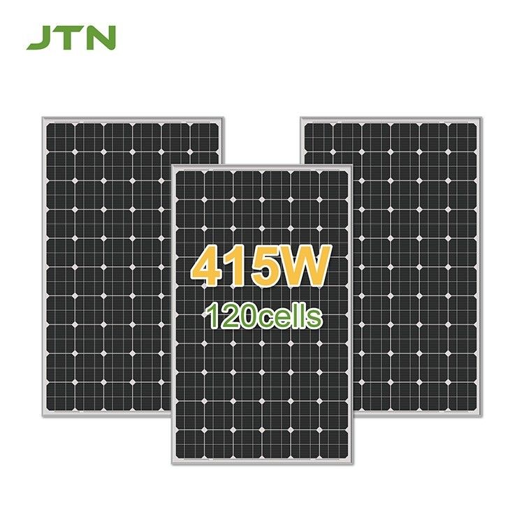 12 ans de fabrication Panneau solaire 415Wp pour l'impression de logo personnalisé et l'énergie domestique