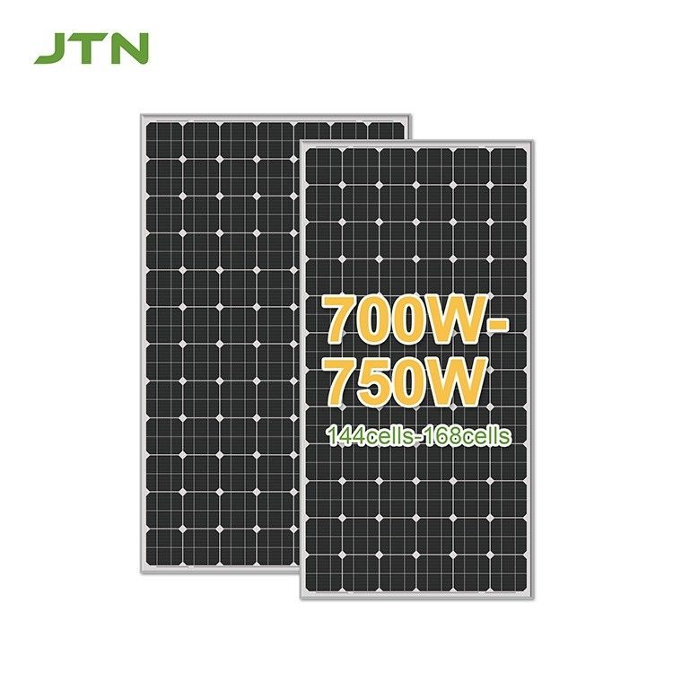 IP65 Panneau photovoltaïque bifacial résistant à l'eau 700W 690W 680W 670W Travail 12 ans