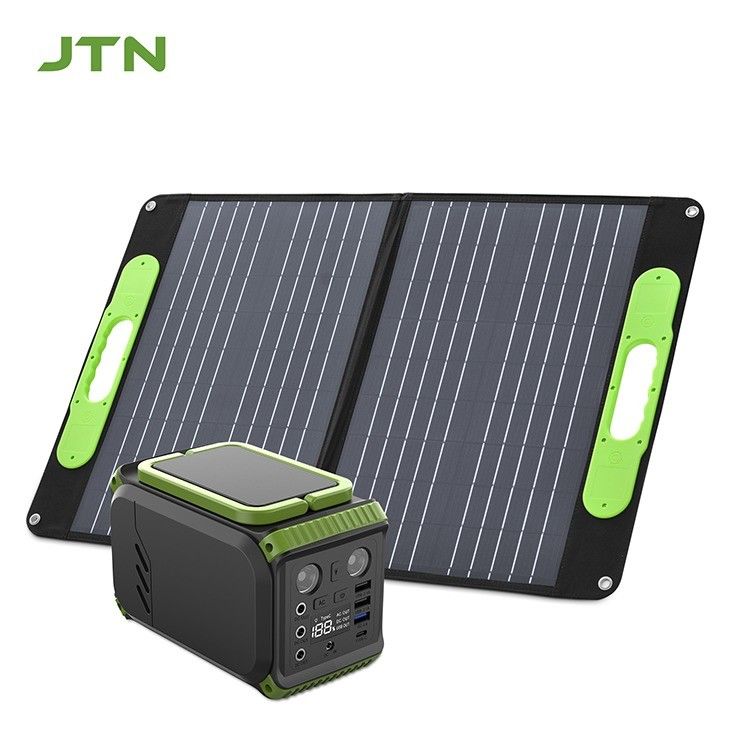 Panneau solaire de camping extérieur centrale électrique générateur portable Lifepo4 Lithium 110V 200W
