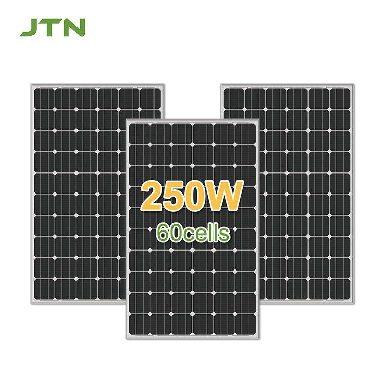 Panneaux photovoltaïques à film mince monocristallins à cellules solaires à tension réduite 250 Watt 18 V 30 V 36 V pour l'énergie des véhicules de stationnement