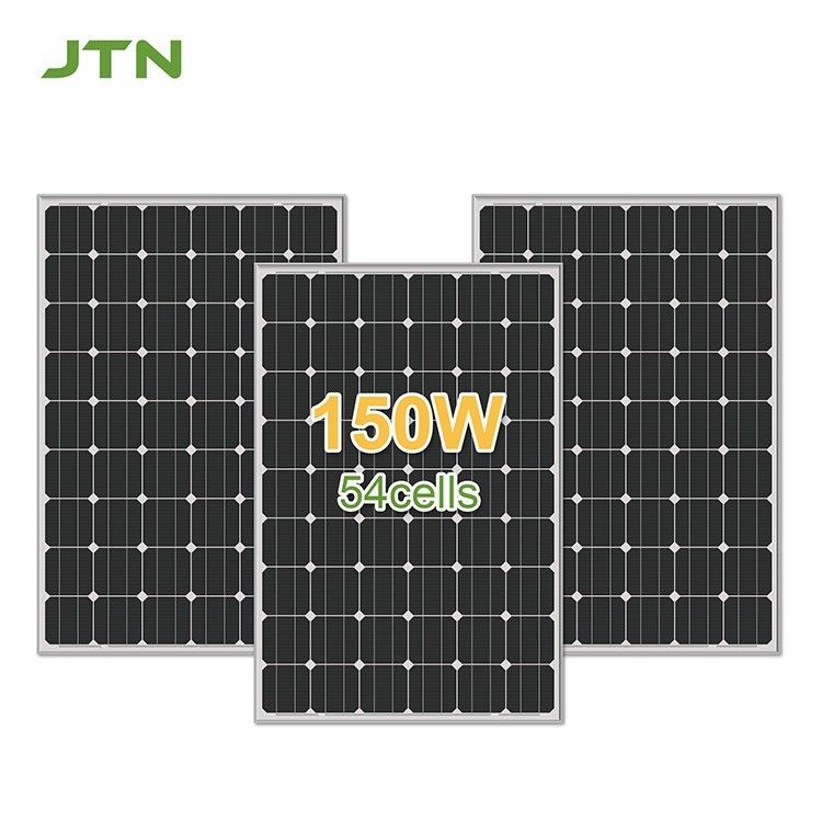 18V 24V noir cellule solaire mono-cristalline Panneaux photovoltaïques à film mince 150W 160W 170W 180W
