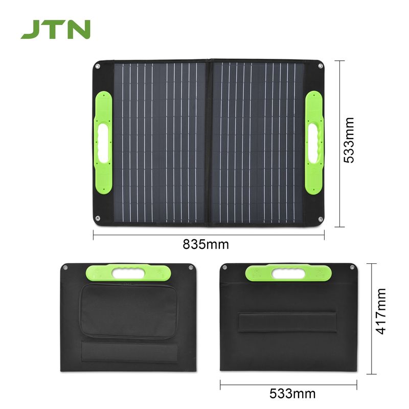 Panneau solaire pliable pour camping en PET USB 3.0 40w 50w 60w 80w 18v Panneau solaire pliable portable