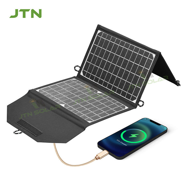 Panneau solaire portable léger Porte USB mono-cellule 20W pour les maisons mobiles