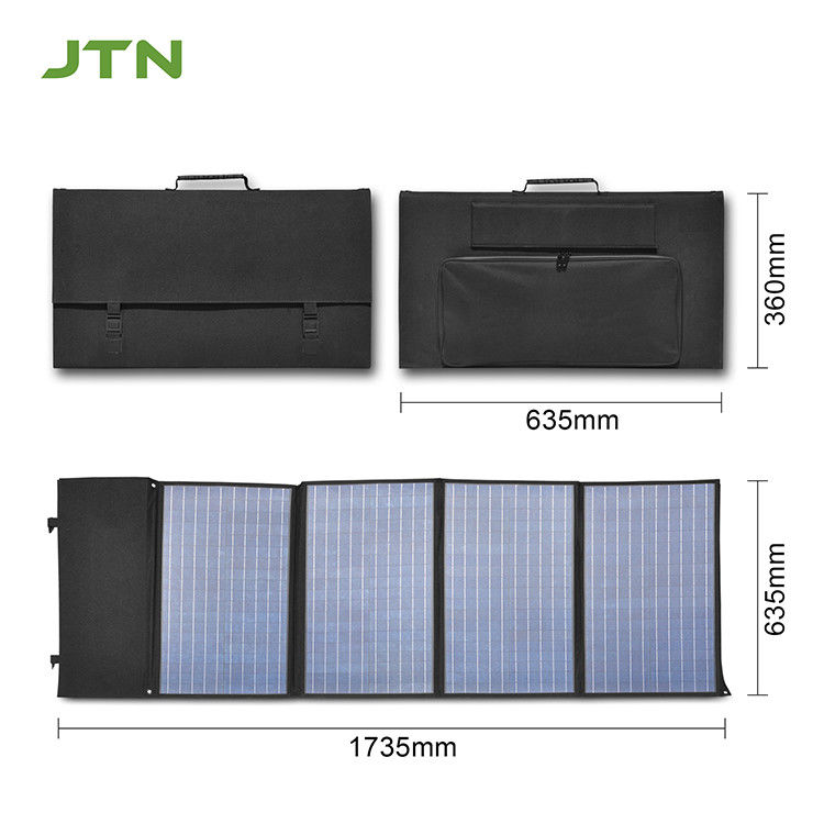 156.75mmx156.75mm Taille de cellule Panneau solaire pliable avec certificat CE/FCC/ROHS/PET