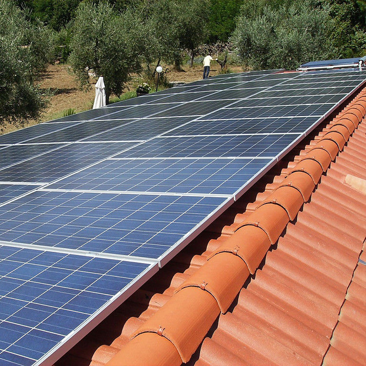 Nom Protable Panneau solaire mono 415w 400w pour la maison MC4/DC/Anderson Sortie entièrement noir
