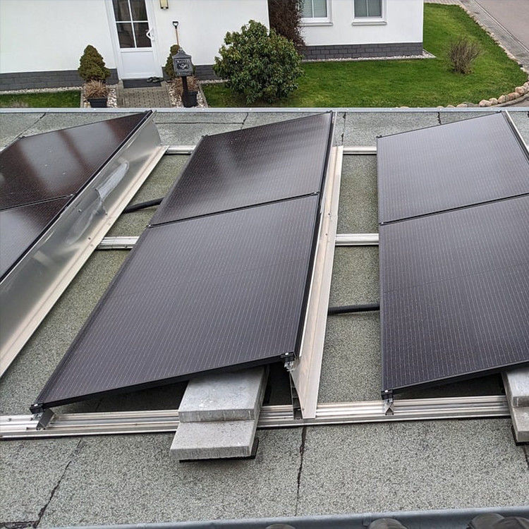 Petit panneau 50W 70W 100W Panneau solaire Panneaux à bardeaux noirs pour petit système 12V 48V